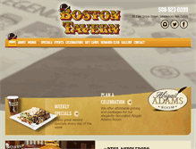 Tablet Screenshot of bostontavernmiddleboro.com